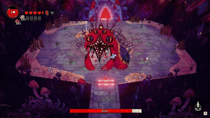 Heket jest ostatnim przeciwnikiem w regionie Anura - Cult of the Lamb: Bossowie - lista wszystkich - Cult of the Lamb - poradnik do gry