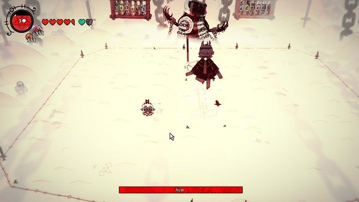 Podstawowe ciosy Aym nie różnią się zbytnio od tych, jakich używa Baal - Cult of the Lamb: Bossowie - lista wszystkich - Cult of the Lamb - poradnik do gry