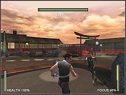 Tym razem coś ciekawszego niż pościgi - [Ghost] The Zen Garden - Trinity and Ghost | Enter The Matrix - Enter The Matrix - poradnik do gry