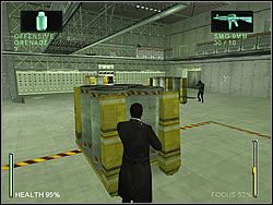 Regeneruj przy tym ciągle swoją energię, gdyż przeciwników jest sporo i mogą cię czasami zaskoczyć - [Ghost] The Power Plant - Nuclear Shipping | Enter The Matrix - Enter The Matrix - poradnik do gry