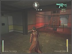 Wejdź w tunel i kontynuuj wędrówkę idąc przed siebie - [Niobe] The Airport - Jackson in Steam | Enter The Matrix - Enter The Matrix - poradnik do gry