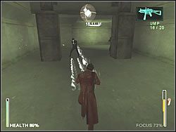 Ruszaj korytarzem do niewielkiego pomieszczenia, pełnego oddziałów SWAT - [Niobe] The Power Plant - Reactor Foundation 2 | Enter The Matrix - Enter The Matrix - poradnik do gry