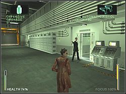 Wejdź w tunel przed Tobą i biegnij nim do końca - [Niobe] The Power Plant - Agent Escape | Enter The Matrix - Enter The Matrix - poradnik do gry