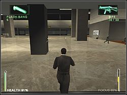 Usłyszysz rozmowę policjantów - [Ghost] The Airport - Terminal | Enter The Matrix - Enter The Matrix - poradnik do gry