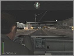 W końcu natrafisz na strefę budowlaną - droga na wprost będzie nieprzejezdna - [Ghost] The Aqueduct - Retrieving Axel | Enter The Matrix - Enter The Matrix - poradnik do gry