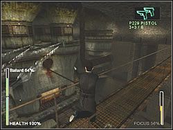 Przejdź na kładkę prowadzącą na drugą stronę sali - [Ghost] The Sewers - Abyss | Enter The Matrix - Enter The Matrix - poradnik do gry