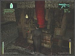 Gdy już oczyścisz okolicę, udaj siew pomieszczeniu w prawo i dalej za dziwne konstrukcje w lewo - [Ghost] The Sewers - Pumped | Enter The Matrix - Enter The Matrix - poradnik do gry