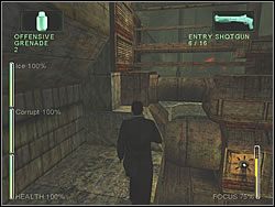 Musisz dostać się wyżej, do miejsca, w którym czekają na Ciebie Ice i Corrupt - [Ghost] The Sewers - Ice and Corrupt | Enter The Matrix - Enter The Matrix - poradnik do gry