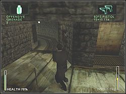 W końcu znajdziesz się przy ostatniej części kładki - [Ghost] The Sewers - Breathing Room | Enter The Matrix - Enter The Matrix - poradnik do gry