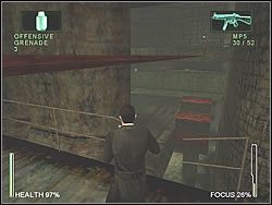 Gdy obu zdejmiesz, podejdź do zniszczonej poręczy - [Ghost] The Sewers - Malachi and Bane | Enter The Matrix - Enter The Matrix - poradnik do gry