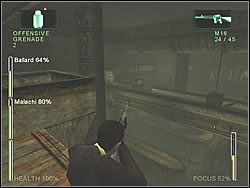 Gdy obaj koledzy będą w bezpiecznym miejscu, ruszy na nich najcięższe uderzenie - [Ghost] The Sewers - Malachi and Bane 2 | Enter The Matrix - Enter The Matrix - poradnik do gry