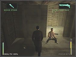 Uważaj zbliżając się do naprzeciwległej drabinie ściany - [Ghost] The Chateau - Secret Passage | Enter The Matrix - Enter The Matrix - poradnik do gry