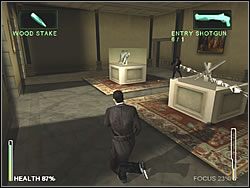 Przeskocz na kolejny balkon i biegnij do jego końca, wchodząc w otwarte wrota z lewej - [Ghost] The Chateau - Secret Passage 2 | Enter The Matrix - Enter The Matrix - poradnik do gry