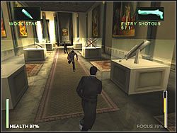 Ruszaj dalej korytarzem i po schodach w dół, do kolejnej sali wystawowej - [Ghost] The Chateau - Secret Passage 2 | Enter The Matrix - Enter The Matrix - poradnik do gry