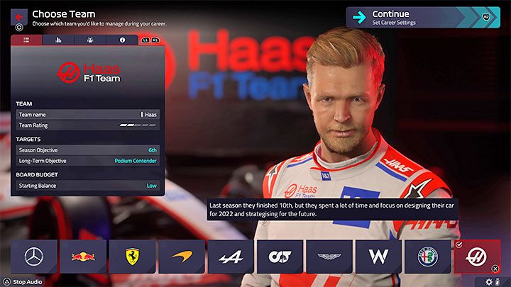 Oba rodzaje celów możecie podejrzeć po raz pierwszy w momencie rozpoczynania nowej kariery - F1 Manager 2022: Finanse (Finances) i zarząd (Board) - F1 Manager 2022 - poradnik do gry