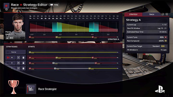 Sposób odblokowania: Wybierz strategię wyścigową - F1 Manager 2022: Trofea / Osiągnięcia - lista wszystkich, poradnik trofeowy - F1 Manager 2022 - poradnik do gry