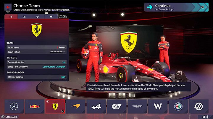 F1 Manager 2022 nie oferuje typowych poziomów trudności, takich jak niski, średni czy wysoki - F1 Manager 2022: Porady na start - lista - F1 Manager 2022 - poradnik do gry