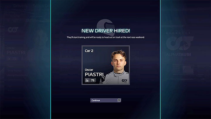 F1 Manager 2022 pozwala na szczęście na zmianę kierowców i jest to zresztą ważny element gry - F1 Manager 2022: Własny team (jedenasty) - czy można stworzyć? - F1 Manager 2022 - poradnik do gry