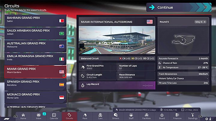 Rodzaj: tor zrównoważony - F1 Manager 2022: Tory z kalendarza - specyfika, setup - F1 Manager 2022 - poradnik do gry