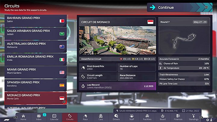 Rodzaj: tor docisku - F1 Manager 2022: Tory z kalendarza - specyfika, setup - F1 Manager 2022 - poradnik do gry