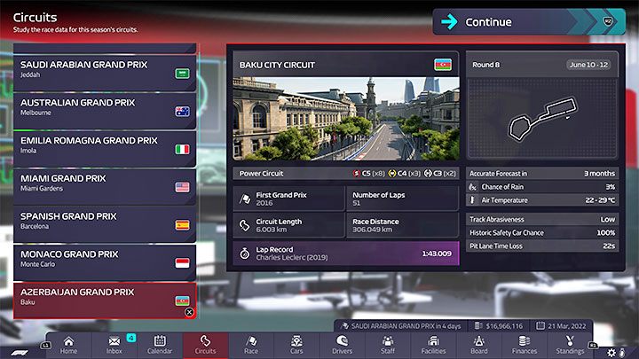 Rodzaj: tor mocy - F1 Manager 2022: Tory z kalendarza - specyfika, setup - F1 Manager 2022 - poradnik do gry
