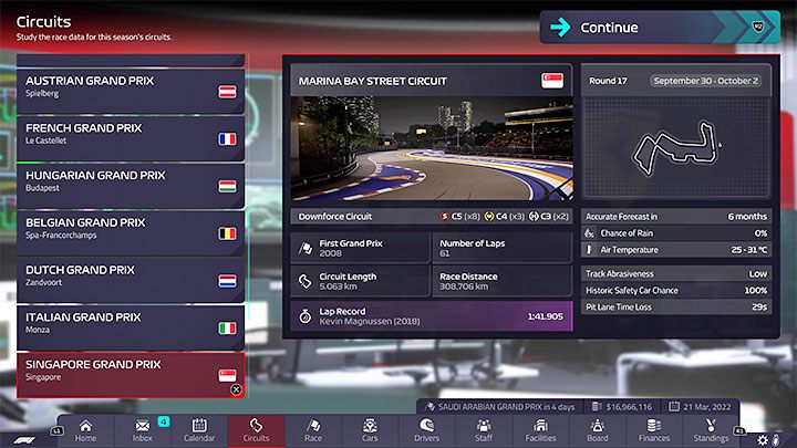 Rodzaj: tor docisku - F1 Manager 2022: Tory z kalendarza - specyfika, setup - F1 Manager 2022 - poradnik do gry