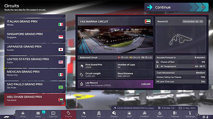 Rodzaj: tor zrównoważony - F1 Manager 2022: Tory z kalendarza - specyfika, setup - F1 Manager 2022 - poradnik do gry