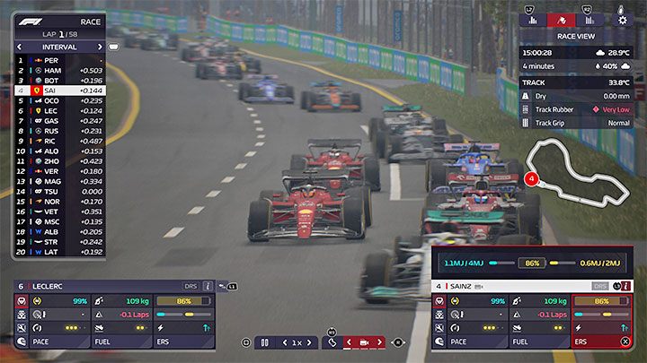 Jedyną kamerą 3D, która nie jest zamontowana na bolidzie, jest kamera telewizyjna - F1 Manager 2022: Kamera z kokpitu (fpp) - dostępność, lista kamer - F1 Manager 2022 - poradnik do gry