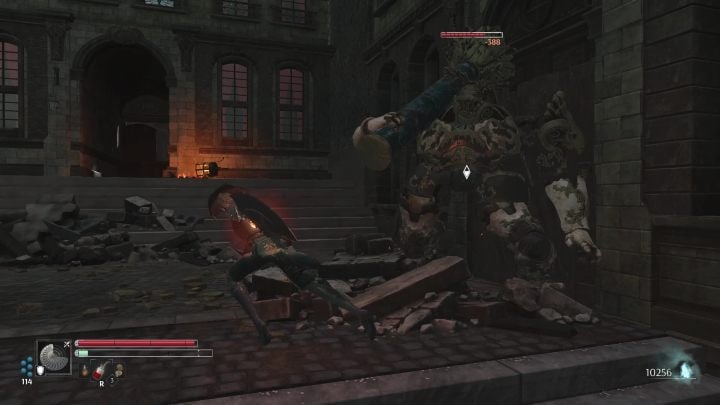 Przebywanie koło Tarana Posągowego może być groźne, gdyż potrafi zrobić młynek trzymanym w ręce filarem - Steelrising: Tarany (Rams) - lista wszystkich, jak pokonać? - Steelrising - poradnik do gry