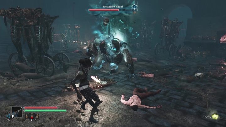 Niestabilny Kowal jest bardzo podatny na zamrożenie - Steelrising: Niestabilny Kowal (Unstable Forger) - jak pokonać? - Steelrising - poradnik do gry