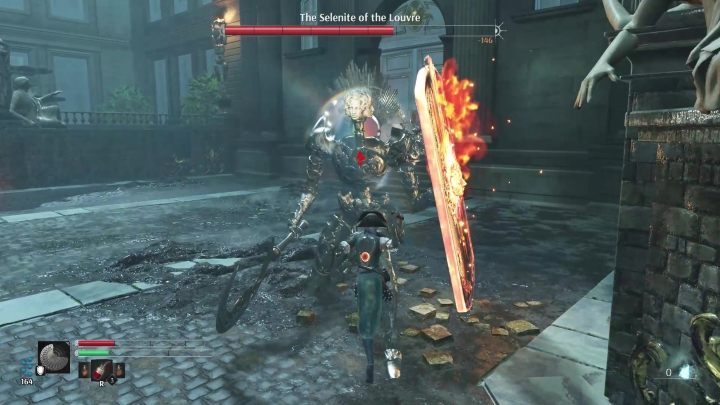 Dobrym pomysłem jest oszołomienie przeciwnika - Steelrising: Tytan Selenit z Luwru (The Selenite of the Louvre) - jak pokonać? - Steelrising - poradnik do gry