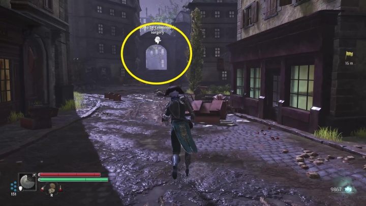 Okazja na dalsze zaangażowanie w misję nadarzy się podczas wizyty w Kwartale Luxembourg i wykonywaniu zadania Cienie pałacu Luksemburskiego (The Shadows of Luxembourg) po pokonaniu Tytana Alchemika Luksemburskiego, za placem ze studnią, traficie na uliczkę, z której odchodzą dwie drogi - Steelrising: Ku pamięci Delfina (In Memory of the Dauphin) - solucja, opis przejścia - Steelrising - poradnik do gry