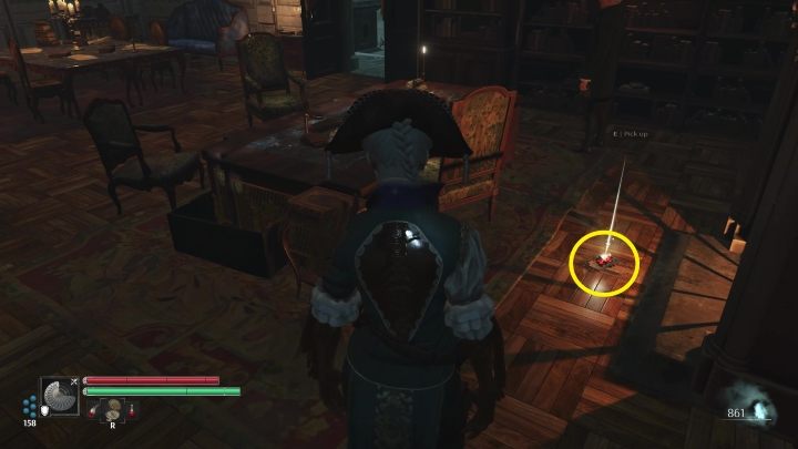 Po rozmowie z mężczyzną przeczytajcie list, który znajdziecie koło kominka - Steelrising: Ku pamięci Delfina (In Memory of the Dauphin) - solucja, opis przejścia - Steelrising - poradnik do gry