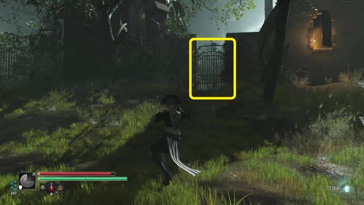 Koło kapliczki po prawej stronie, zaraz za Siekaczem, spotkacie minibossa Niestabilny Drwal (Unstable Lumberer) - więcej o nim dowiecie się dzięki dedykowanej stronie - Steelrising: Ku pamięci Delfina (In Memory of the Dauphin) - solucja, opis przejścia - Steelrising - poradnik do gry