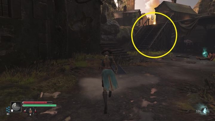 Od razu po przejściu cmentarza skręćcie w lewo - Steelrising: Władca maszyn (The Master of the Machines) - solucja, opis przejścia - Steelrising - poradnik do gry