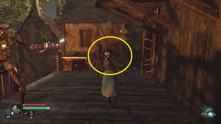 Przejście do dalszej lokacji znajduje się na podwyższeniu, w miejscu, którego pilnuje muszkieter - Steelrising: Władca maszyn (The Master of the Machines) - solucja, opis przejścia - Steelrising - poradnik do gry