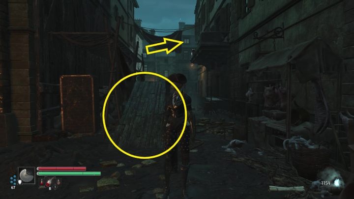 Wejdźcie po kładce, wespnijcie się na rusztowanie i przeskoczcie na balkon naprzeciwko - Steelrising: Trudne chwile (Troubled Waters) - solucja, opis przejścia - Steelrising - poradnik do gry