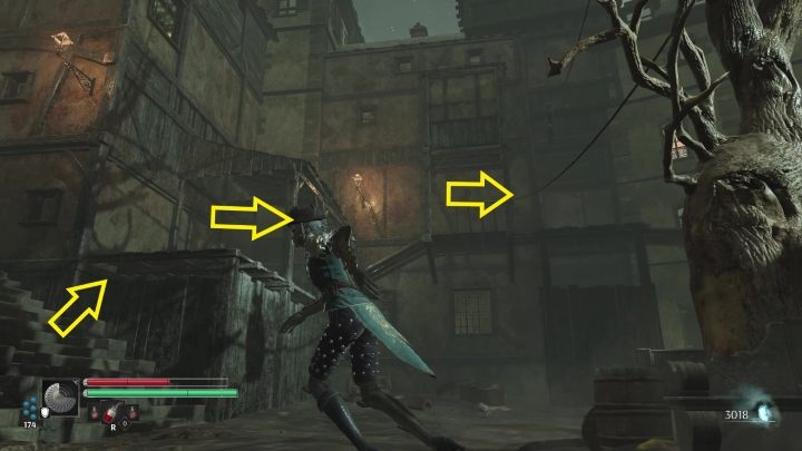 Wejdźcie na schody, wskoczcie z nich na platformę i przejdźcie nią - Steelrising: W poszukiwaniu opata Gregoirea (In search of Abbe Gregoire) - solucja, opis przejścia - Steelrising - poradnik do gry