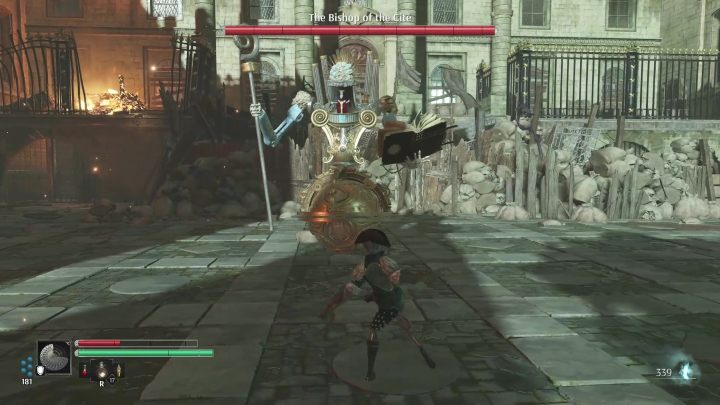 W I fazie Biskup skupia się głównie na atakach swoim pastorałem - Steelrising: Tytan Biskup z Cite (The Bishop of the Cite) - boss, jak pokonać? - Steelrising - poradnik do gry