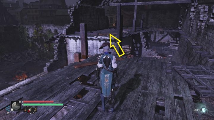 Teraz przeskoczcie na kolejny kawałek podłogi - Steelrising: Cienie pałacu Luksemburskiego (The Shadows of Luxembourg) - solucja, opis przejścia - Steelrising - poradnik do gry