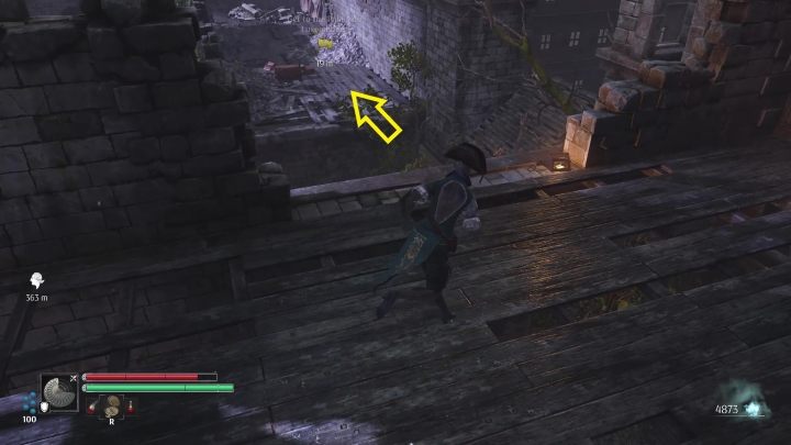 Będąc już na miejscu podejdźcie do wyrwy w murze i przeskoczcie na drugi budynek - Steelrising: Cienie pałacu Luksemburskiego (The Shadows of Luxembourg) - solucja, opis przejścia - Steelrising - poradnik do gry