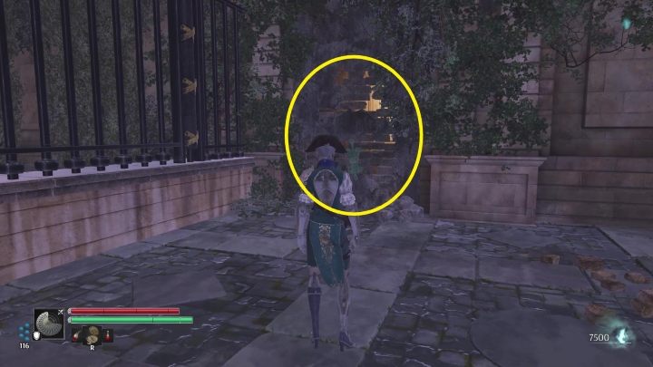 Z areny wydostaniecie się rozbijając ścianę zdobytym wcześniej Taranem Alchemika - Steelrising: Cienie pałacu Luksemburskiego (The Shadows of Luxembourg) - solucja, opis przejścia - Steelrising - poradnik do gry