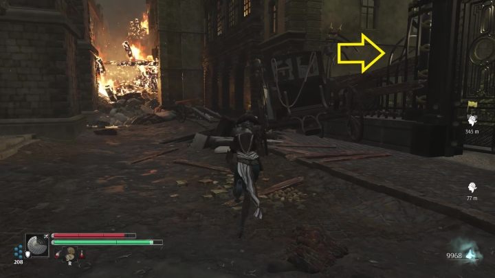 Gdy znajdziecie się w uliczce, to wskoczcie na powóz - Steelrising: Więzień Bastylii (The Prisoner in the Bastille) - solucja, opis przejścia - Steelrising - poradnik do gry