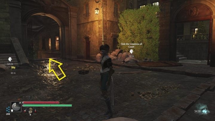 Po prawej są 2 ścieżki - Steelrising: Więzień Bastylii (The Prisoner in the Bastille) - solucja, opis przejścia - Steelrising - poradnik do gry