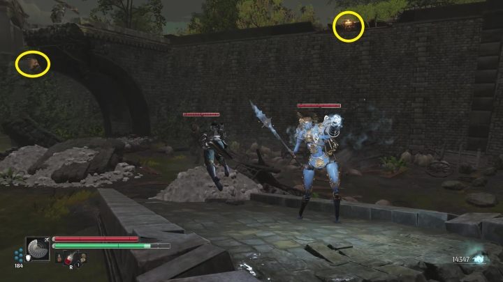 Powyżej nich jest zniszczony most - Steelrising: Więzień Bastylii (The Prisoner in the Bastille) - solucja, opis przejścia - Steelrising - poradnik do gry