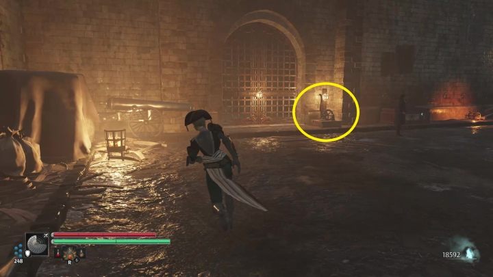 Po walce otwórzcie wrota, które znajdują się przy trumnie (użyjcie do tego dźwigni) - Steelrising: Więzień Bastylii (The Prisoner in the Bastille) - solucja, opis przejścia - Steelrising - poradnik do gry