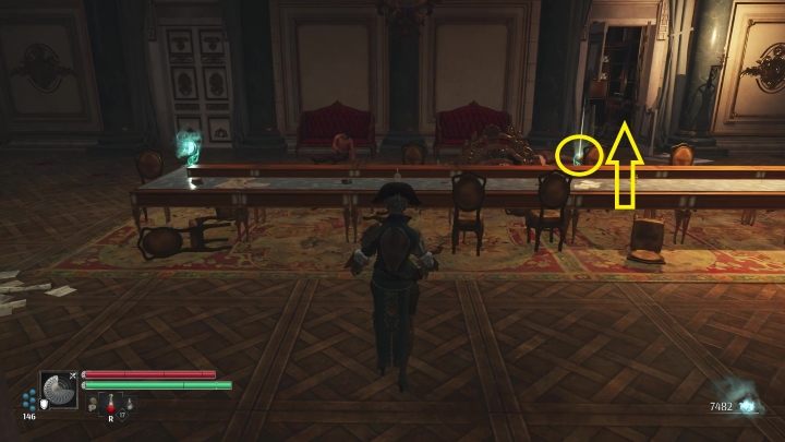 Przejdźcie przejściem po prawej stronie pokoju - Steelrising: Dwa skarby monsieur Neckera (Monsieur Neckers two treasures) - solucja, opis przejścia - Steelrising - poradnik do gry