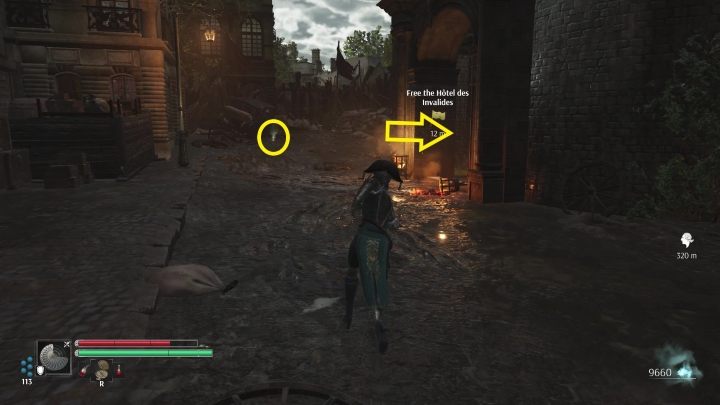 Ten Mnem jest koło zniszczonego wozu - Steelrising: Jacques Necker - Mnemy, jak zdobyć? - Steelrising - poradnik do gry