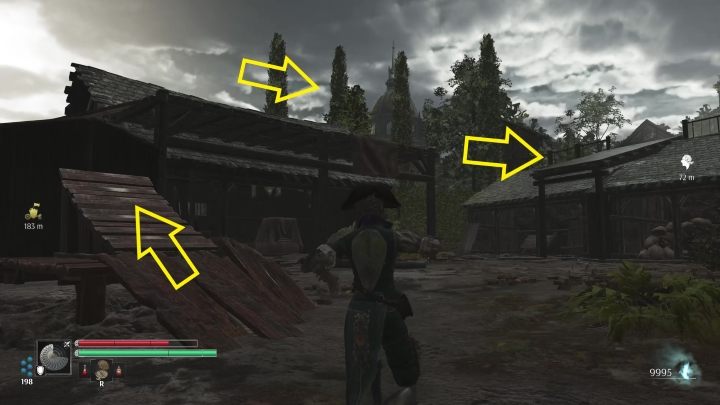 Będąc na podwórzu, wejdźcie po kładce na dach zabudowań - Steelrising: Bez snu (Sleepless) - solucja, opis przejścia - Steelrising - poradnik do gry