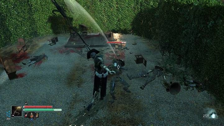 Warto tutaj zaznaczyć fakt, że Aegis potrafi skakać, co otwiera dodatkowe możliwości atakowania i zaskakiwania wrogów, a niekiedy umiejętność ta umożliwi Wam uniknięcie otrzymania obrażeń - Steelrising: Walka - Steelrising - poradnik do gry